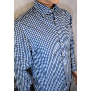 Vineyard Vines Tucker Shirt Mens Extra Small XS Plaid Blue Long Sleeves